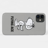 Erdnüsse | Snoopy the Flying Ace BW Case-Mate iPhone Hülle (Rückseite (Horizontal))