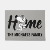 Erdnüsse | Snoopy the Flying Ace BW Fußmatte (Vorderseite)