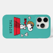 Erdnüsse | Snoopy the Flying Ace Case-Mate iPhone Hülle (Rückseite (Horizontal))