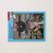 Erdnüsse | Snoopy the Flying Ace Custom Foto Puzzle (Horizontal)