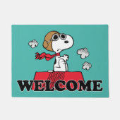 Erdnüsse | Snoopy the Flying Ace Fußmatte (Vorderseite)