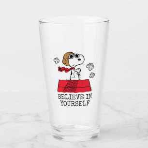 Erdnüsse   Snoopy the Flying Ace Glas