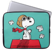 Erdnüsse | Snoopy the Flying Ace Laptopschutzhülle (Vorderseite)