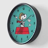 Erdnüsse | Snoopy the Flying Ace | Name hinzufügen Uhr (Winkel)
