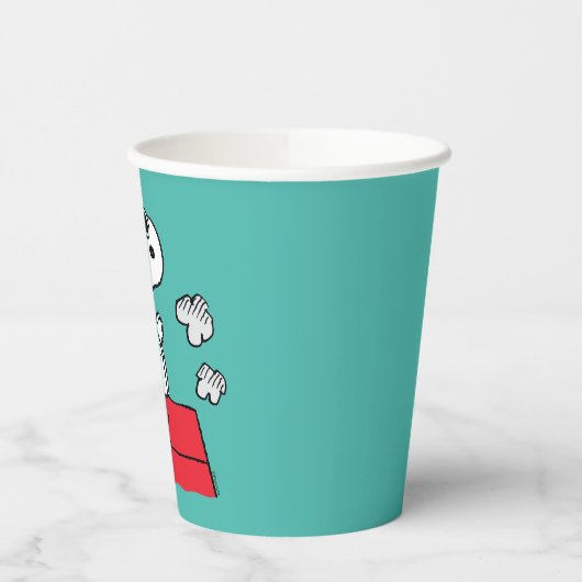 Erdnüsse | Snoopy the Flying Ace Pappbecher (Links)