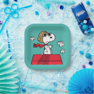 Erdnüsse Snoopy the Flying Ace Pappteller