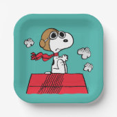 Erdnüsse | Snoopy the Flying Ace Pappteller (Vorderseite)