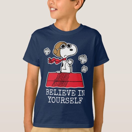 Erdnüsse | Snoopy the Flying Ace T-Shirt (Vorderseite)