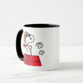 Erdnüsse | Snoopy the Flying Ace Tasse (Vorderseite Links)