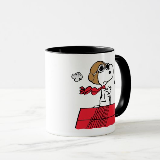 Erdnüsse | Snoopy the Flying Ace Tasse (VorderseiteRechts)