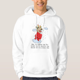 Erdnüsse Snoopy the Flying Ace zu Weihnachten Hoodie
