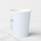 Erdnüsse | Snoopy the Flying Ace zu Weihnachten Pappbecher (Links)