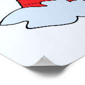 Erdnüsse | Snoopy the Flying Ace zu Weihnachten Poster (Ecke)