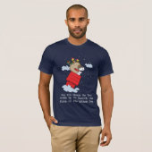 Erdnüsse | Snoopy the Flying Ace zu Weihnachten T-Shirt (Vorne ganz)