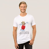 Erdnüsse | Snoopy the Flying Ace zu Weihnachten Tri-Blend Shirt (Vorderseite voll)