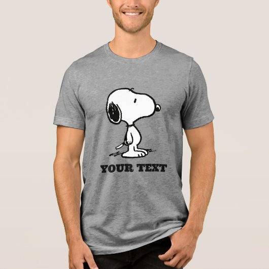 Erdnüsse | Snoopy Tri-Blend Shirt (Vorderseite)