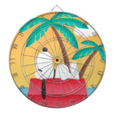 Erdnüsse | Snoopy Tropical Deko Dreams Dartscheibe (vorne)