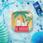 Erdnüsse | Snoopy Tropical Deko Dreams Pappteller (Party)