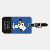 Erdnüsse | Snoopy Trumpet Player Gepäckanhänger (Vorderseite horizontal)
