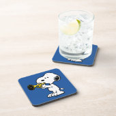 Erdnüsse | Snoopy Trumpet Player Getränkeuntersetzer (Rechte Seite)