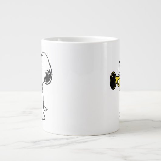 Erdnüsse | Snoopy Trumpet Player Jumbo-Tasse (Vorderseite)