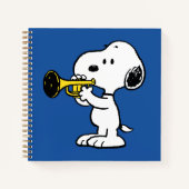 Erdnüsse | Snoopy Trumpet Player Notizblock (Vorderseite)