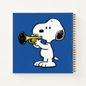 Erdnüsse | Snoopy Trumpet Player Notizblock (Rückseite)