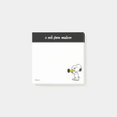 Erdnüsse | Snoopy Trumpet Player Post-it Klebezettel (Vorderseite)