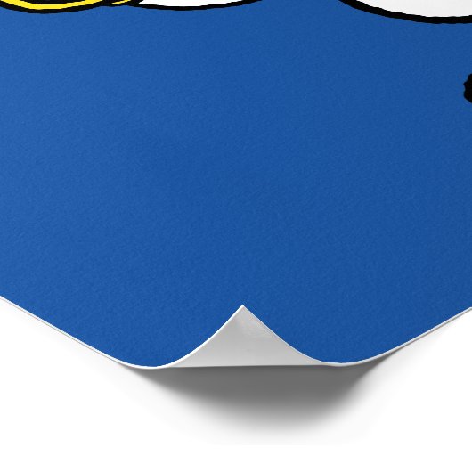 Erdnüsse | Snoopy Trumpet Player Poster (Ecke)