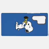 Erdnüsse | Snoopy Trumpet Player Samsung Galaxy Hülle (Rückseite (Horizontal))