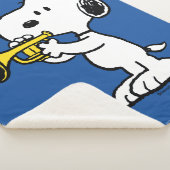 Erdnüsse | Snoopy Trumpet Player Sherpadecke (3/4)