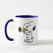 Erdnüsse | Snoopy Trumpet Player Tasse (Links)