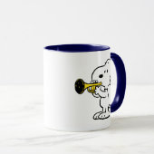 Erdnüsse | Snoopy Trumpet Player Tasse (VorderseiteRechts)
