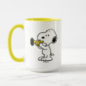 Erdnüsse | Snoopy Trumpet Player Tasse (Links)