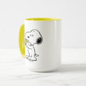 Erdnüsse | Snoopy Trumpet Player Tasse (Vorderseite Links)