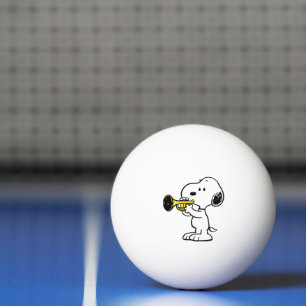 Erdnüsse Snoopy Trumpet Player Tischtennisball