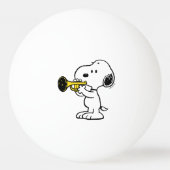 Erdnüsse | Snoopy Trumpet Player Tischtennisball (Rückseite)