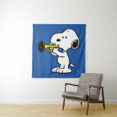 Erdnüsse | Snoopy Trumpet Player Wandteppich (Beispiel)