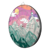 Erdnüsse | Snoopy & Truppe Wandern im Berg Dartscheibe (Vorderseite rechts)