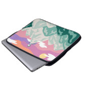 Erdnüsse | Snoopy & Truppe Wandern im Berg Laptopschutzhülle (Vorne Knopf)