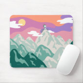 Erdnüsse | Snoopy & Truppe Wandern im Berg Mousepad (Mit Mouse)