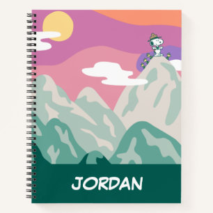 Erdnüsse   Snoopy & Truppe Wandern im Berg Notizblock