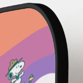 Erdnüsse | Snoopy & Truppe Wandern im Berg Pickleball Schläger (Linke Seite)