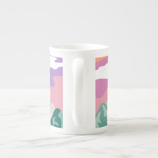 Erdnüsse | Snoopy & Truppe Wandern im Berg Porzellantasse (Rückseite)