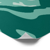 Erdnüsse | Snoopy & Truppe Wandern im Berg Poster (Ecke)