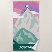 Erdnüsse | Snoopy & Truppe Wandern im Berg Strandtuch (Vorderseite)