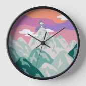 Erdnüsse | Snoopy & Truppe Wandern im Berg Uhr (Vorderseite)