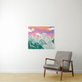 Erdnüsse | Snoopy & Truppe Wandern im Berg Wandteppich (Beispiel (Horizontal))