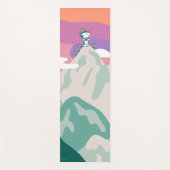 Erdnüsse | Snoopy & Truppe Wandern im Berg Yogamatte (Vorderseite)