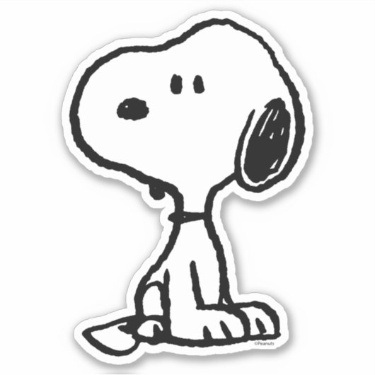 Erdnüsse | Snoopy Turns Aufkleber (Vorderseite)